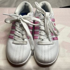 White and Pink Girls KSWISS